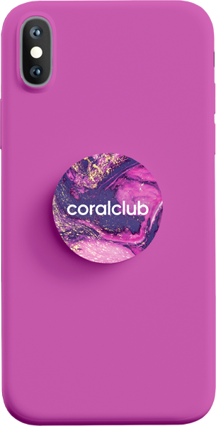 Поп-сокет Coralclub, лиловый