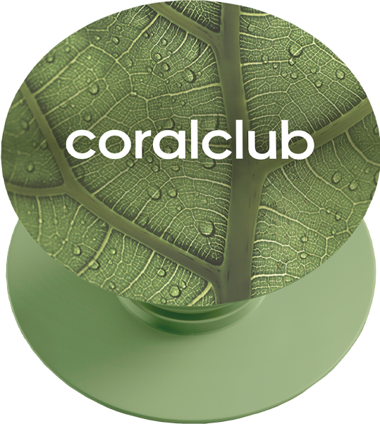 Поп-сокет Coralclub, зеленый